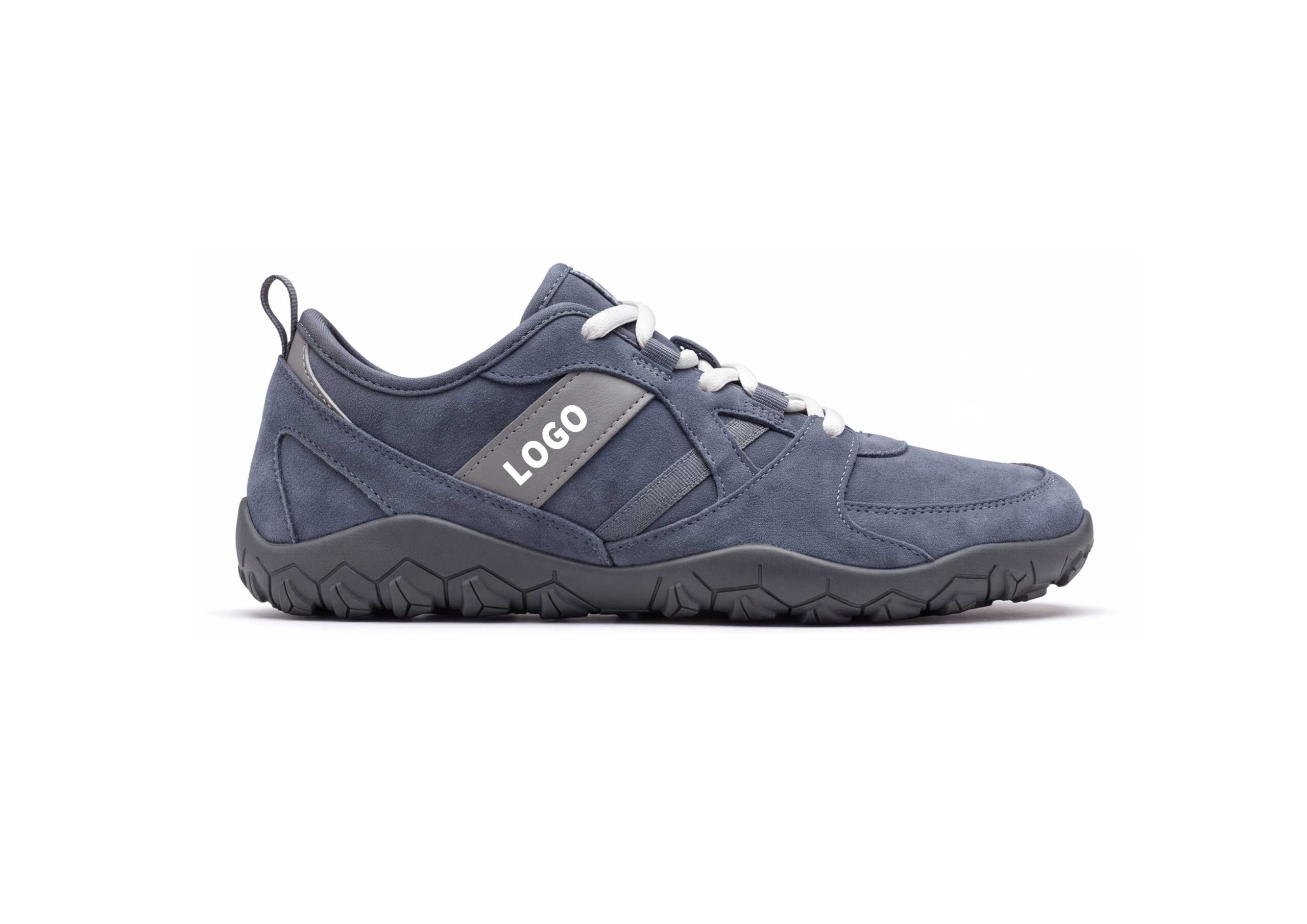 OEM Barefoot Hiking Shoes with Midfoot Support and Deep Lug Outsole - 图片 4