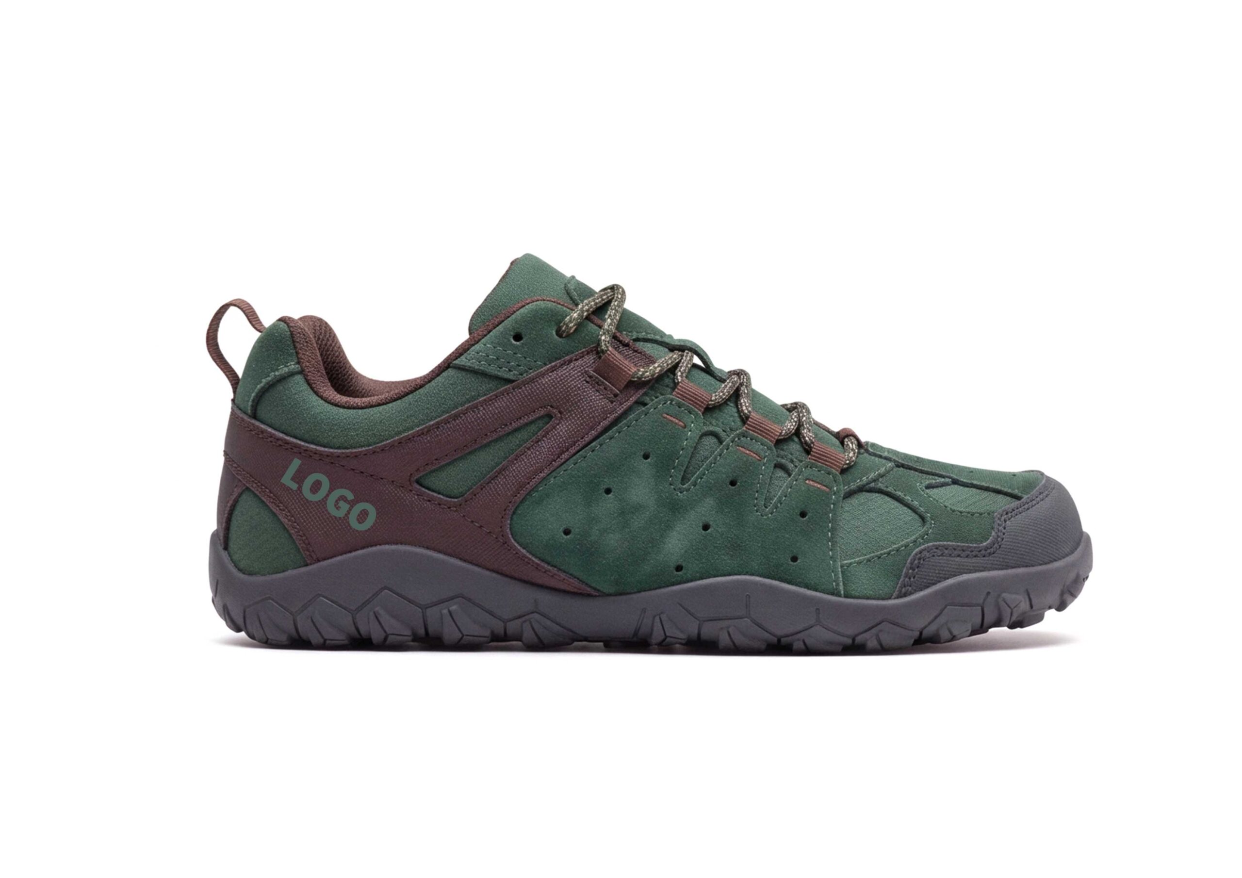 OEM Barefoot Hiking Shoes with Webbing Lockdown and Deep Trail Lugs - 图片 3