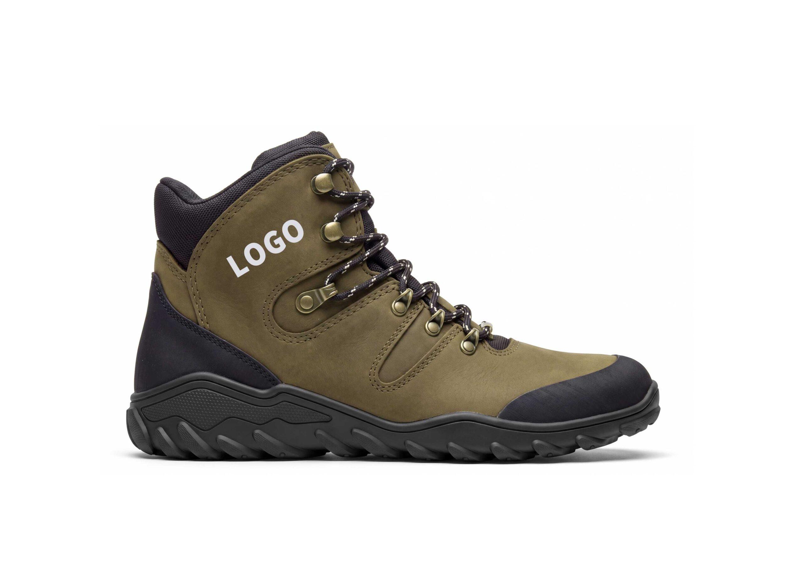 OEM Barefoot Hiking Boots with Deep Trail Lug Outsole - 图片 3