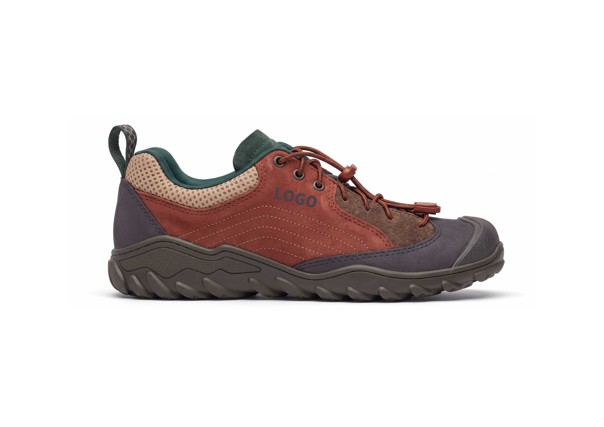 OEM Barefoot Hiking Shoes with Quick-Lace Fit and Deep Trail Outsole - 图片 2