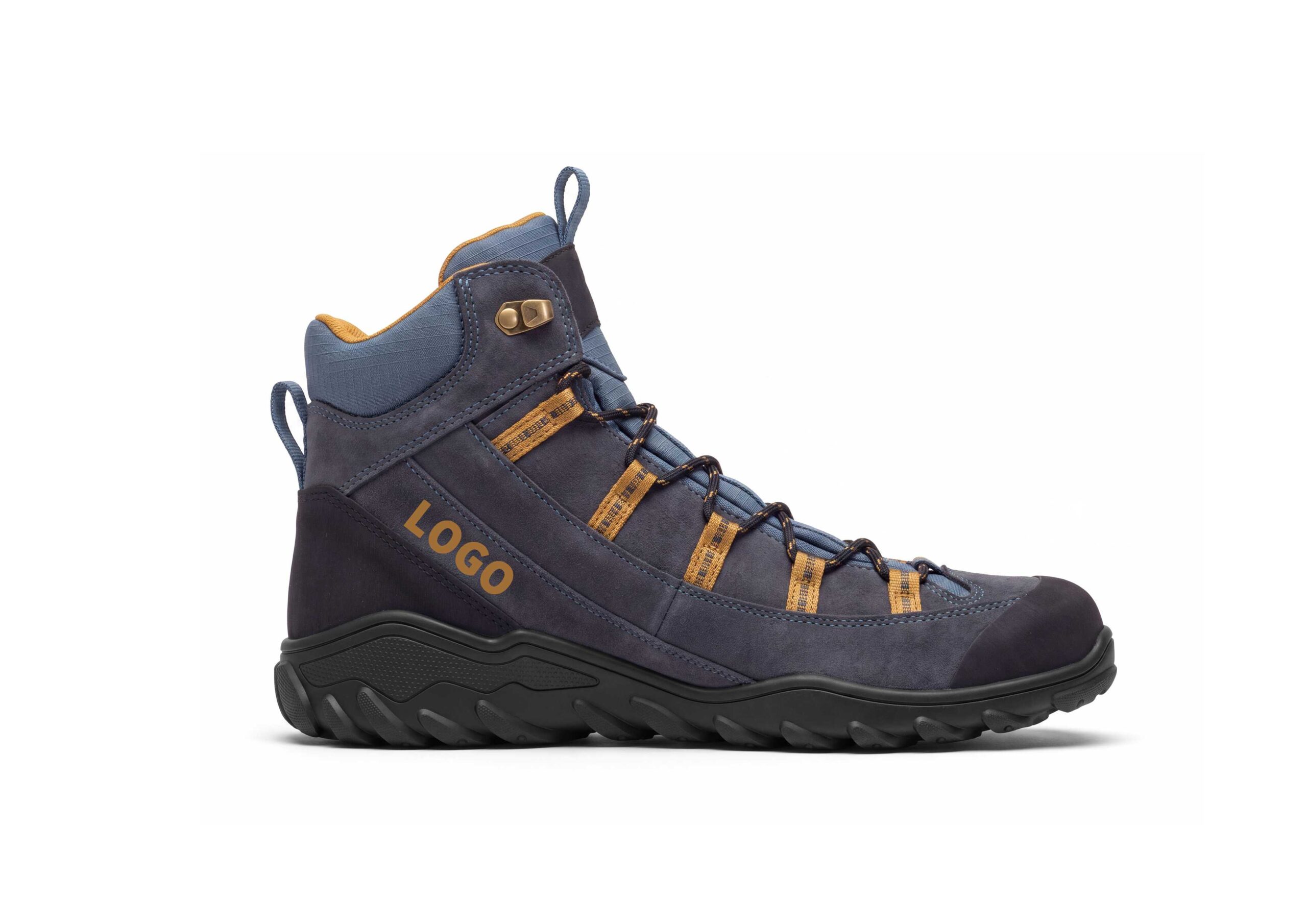 OEM Mid-Cut Barefoot Hiking Shoes with Protective Toe and Trail Outsole