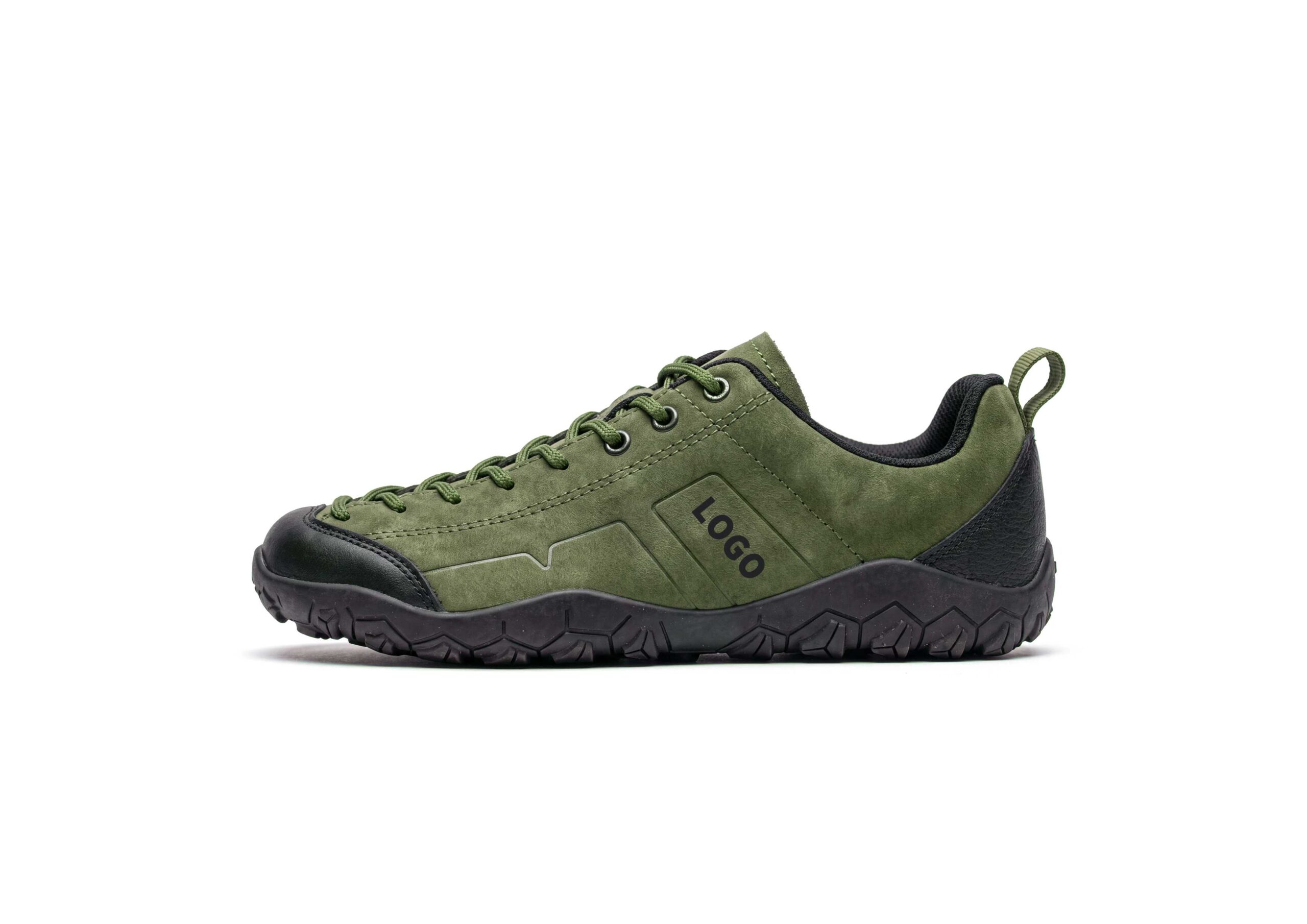 OEM Barefoot Hiking Shoes with Reinforced Toe and Deep Hex-Lug Outsole - 图片 4