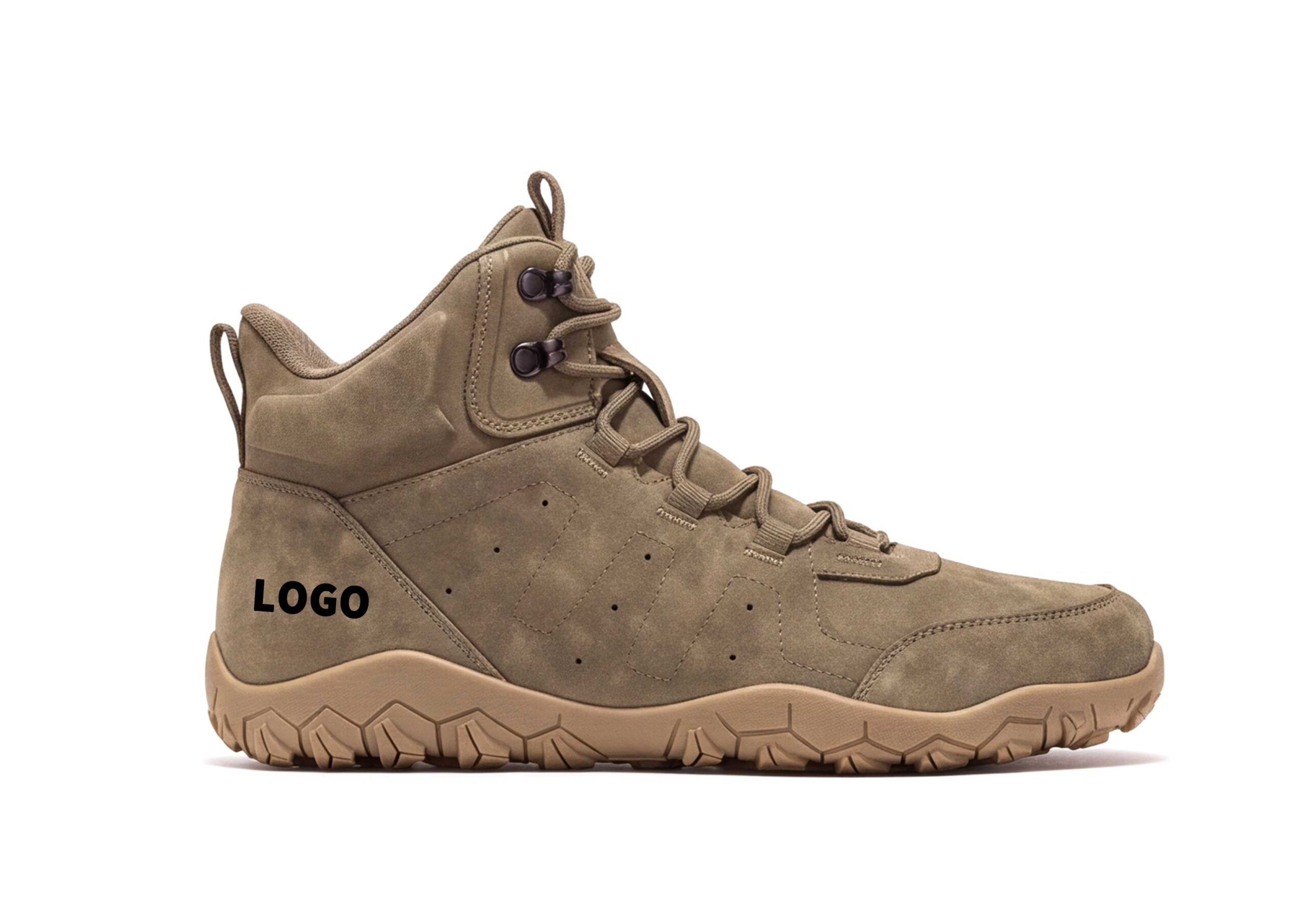 OEM Mid-Cut Barefoot Hiking Shoes with Deep Trail Lug Outsole - 图片 4