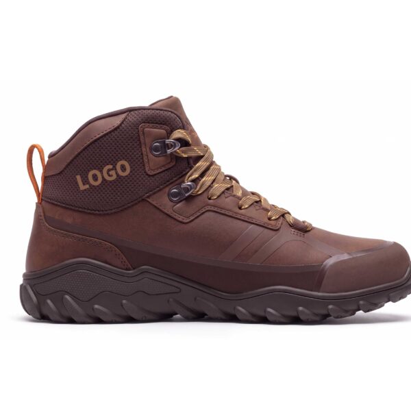 OEM Mid-Cut Barefoot Hiking Shoes with Directional Trail Lug Outsole