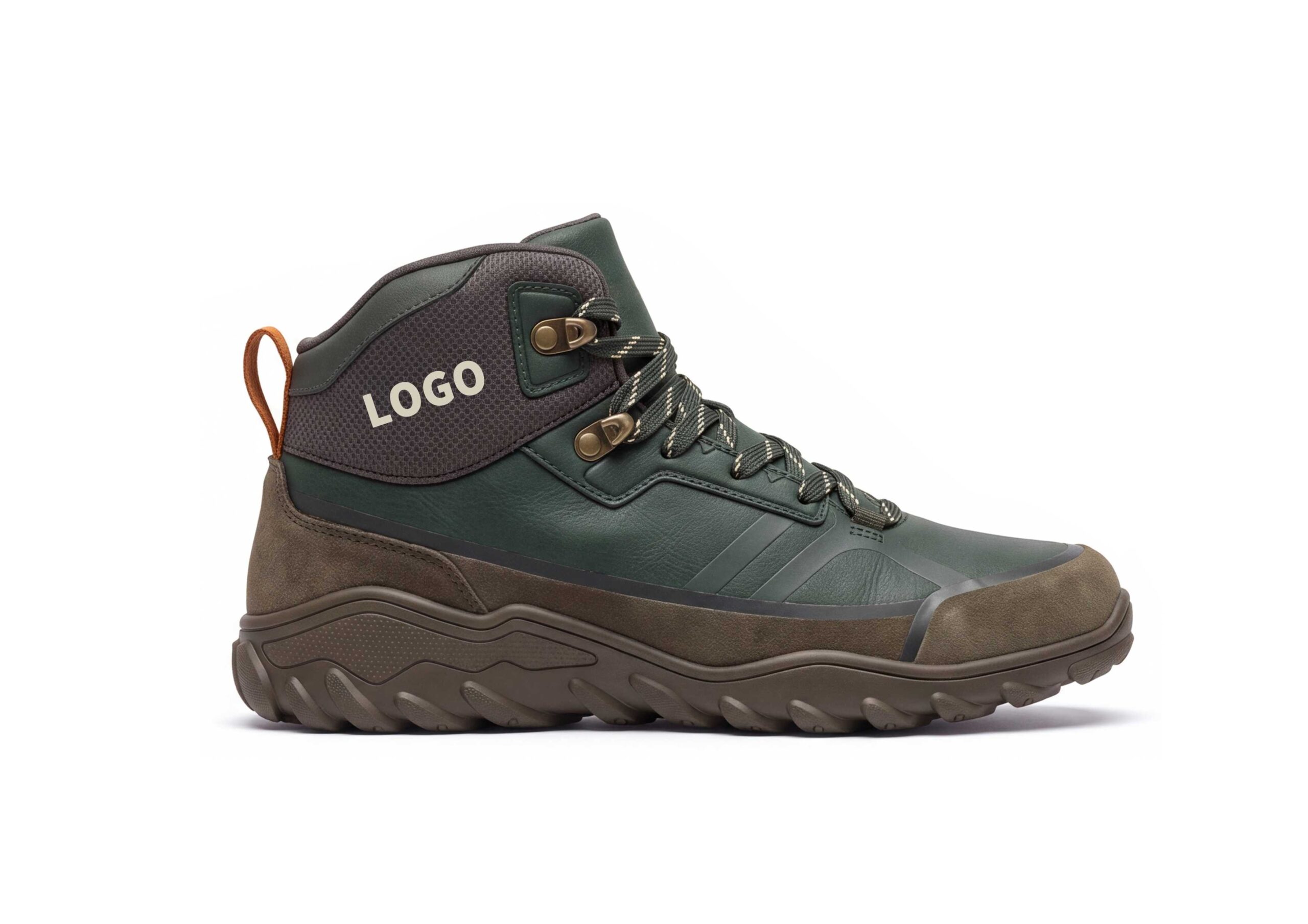OEM Mid-Cut Barefoot Hiking Shoes with Directional Trail Lug Outsole - 图片 4