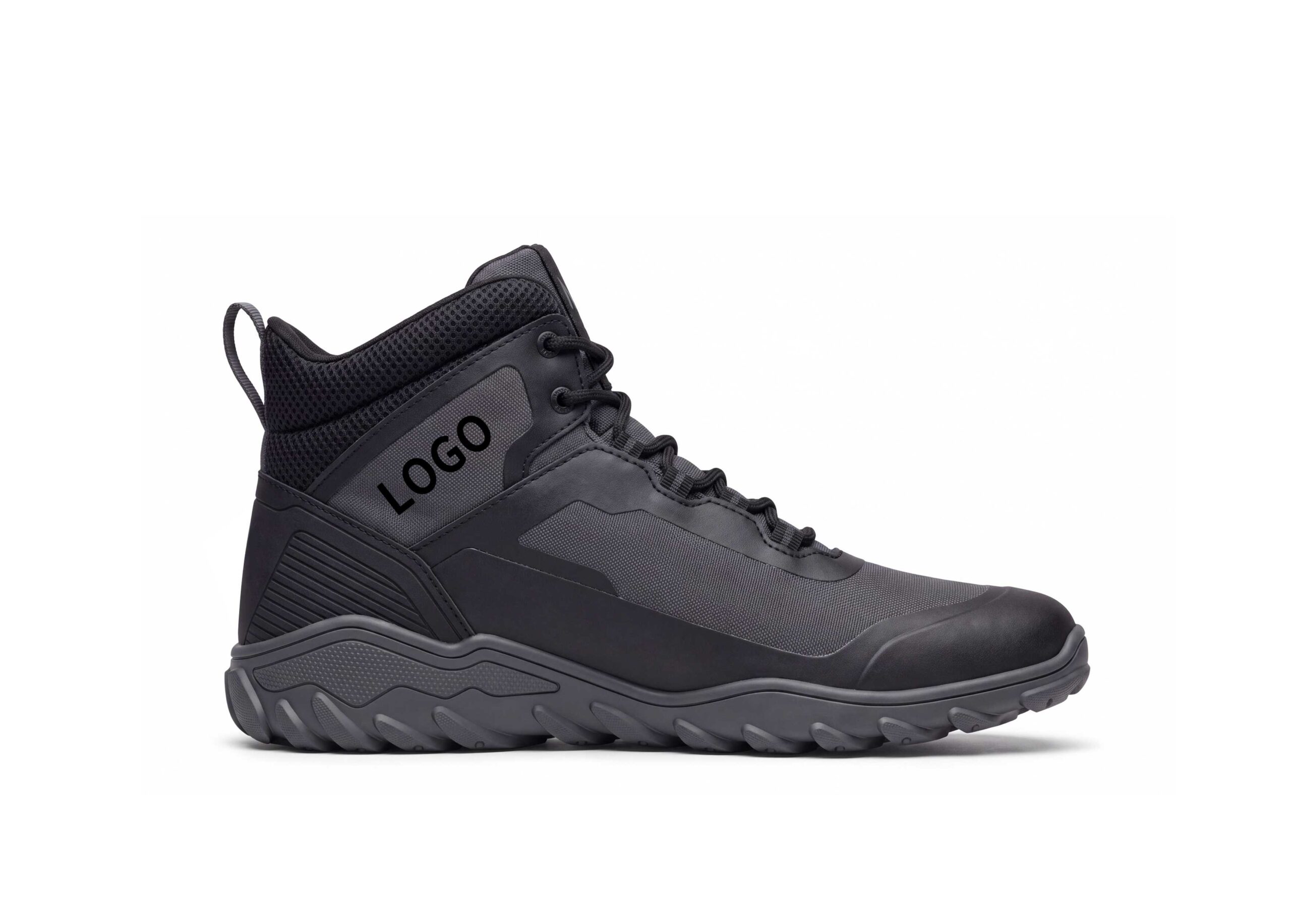 OEM Mid-Cut Barefoot Hiking Shoes with Reinforced Trail Protection