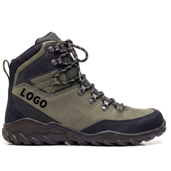 High-Cut Barefoot Hiking Shoes with Reinforced Toe and Trail Outsole