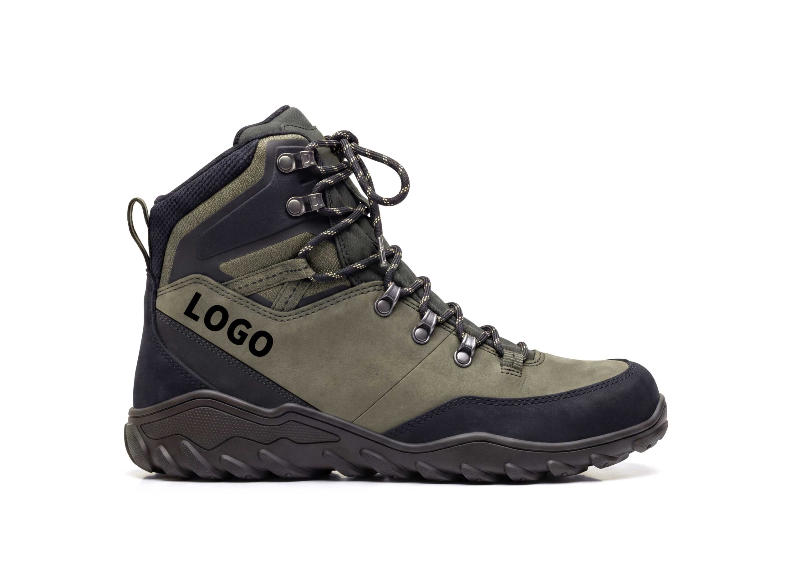 High-Cut Barefoot Hiking Shoes with Reinforced Toe and Trail Outsole