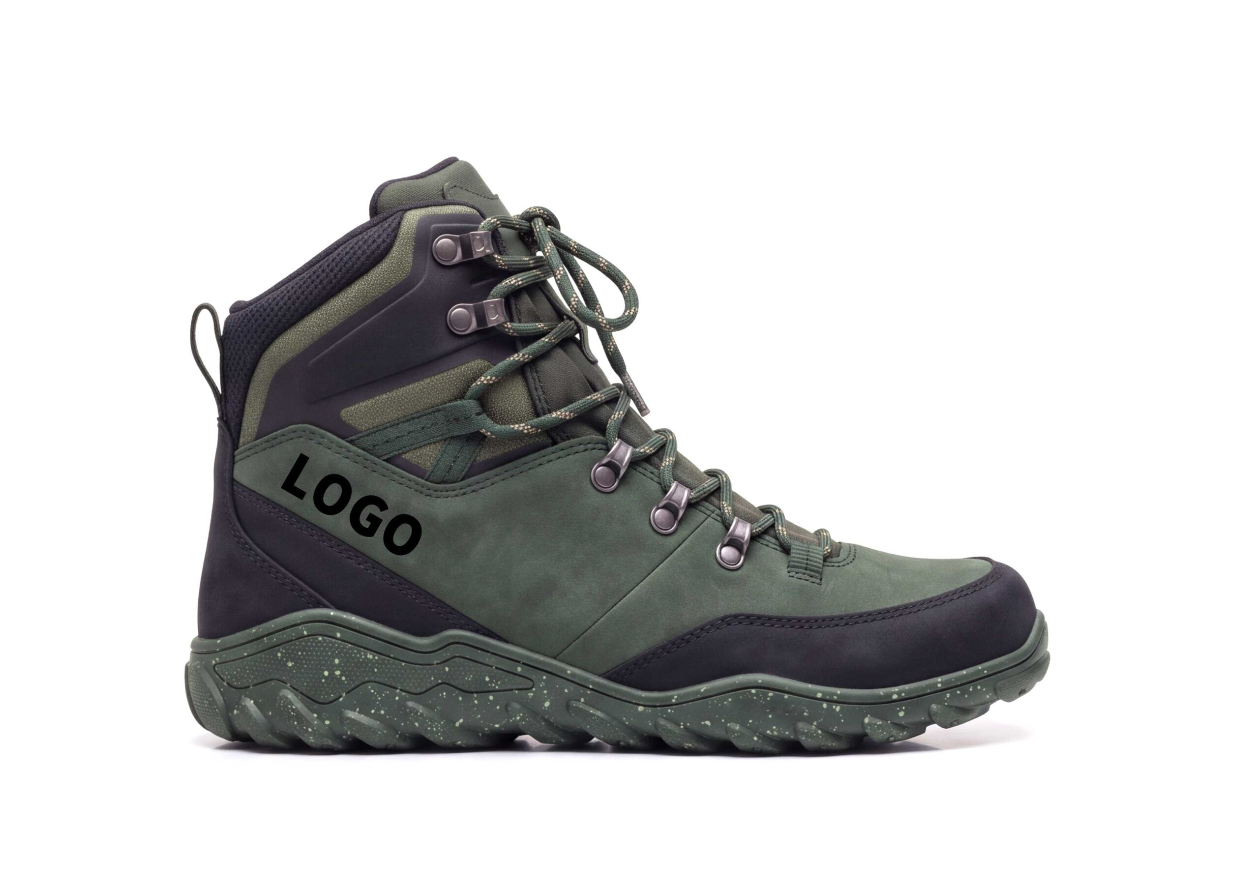 High-Cut Barefoot Hiking Shoes with Reinforced Toe and Trail Outsole - 图片 4